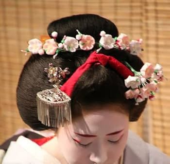 Amazon.co.jp: HALLE（ハレ）ビラかんざし 扇形 ビラ簪 簪 櫛